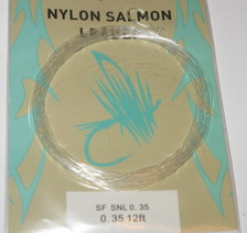 nylon salmon leader 0.35 9 kg 12 ft
